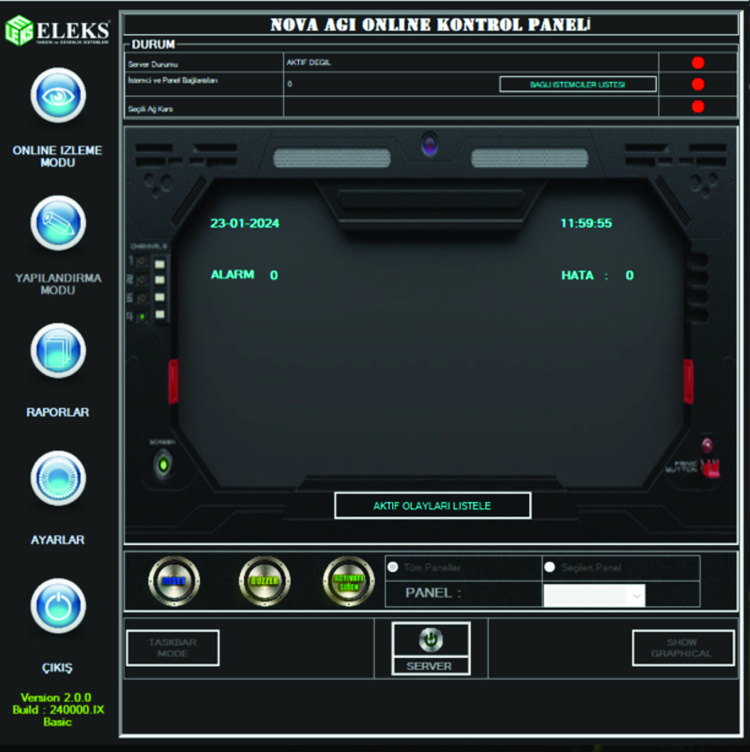 NOVA - Vision-Basic Grafik Izleme ve Ana Komut Kontrol Yazılımı